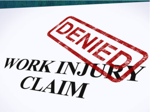Denied work injury claim, Statesville workers' compensation lawyer concept